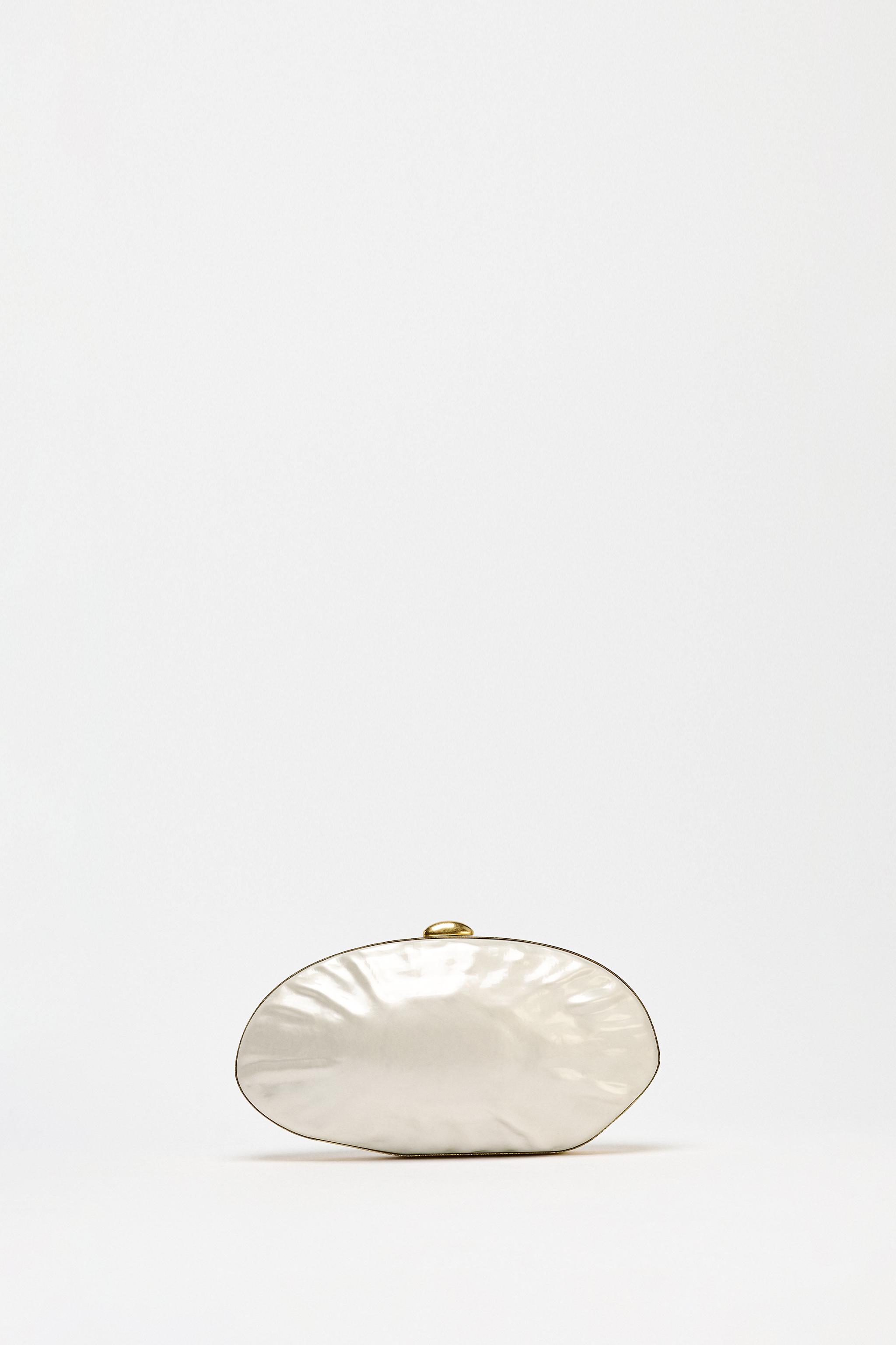 PEARL EFFECT BOX BAG - white | ZARA United States