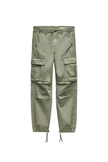 ZW COLLECTION SLIM FIT CARGO TROUSERS