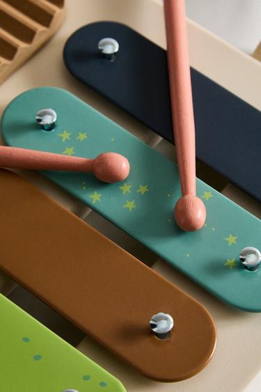 CHILDREN'S TOY XYLOPHONE INSTRUMENT - Ecru by Zara - Image 4