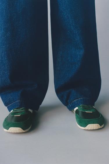 Zara BOSONOGA SPORTSKA OBUĆA – Zelena – Slika 0