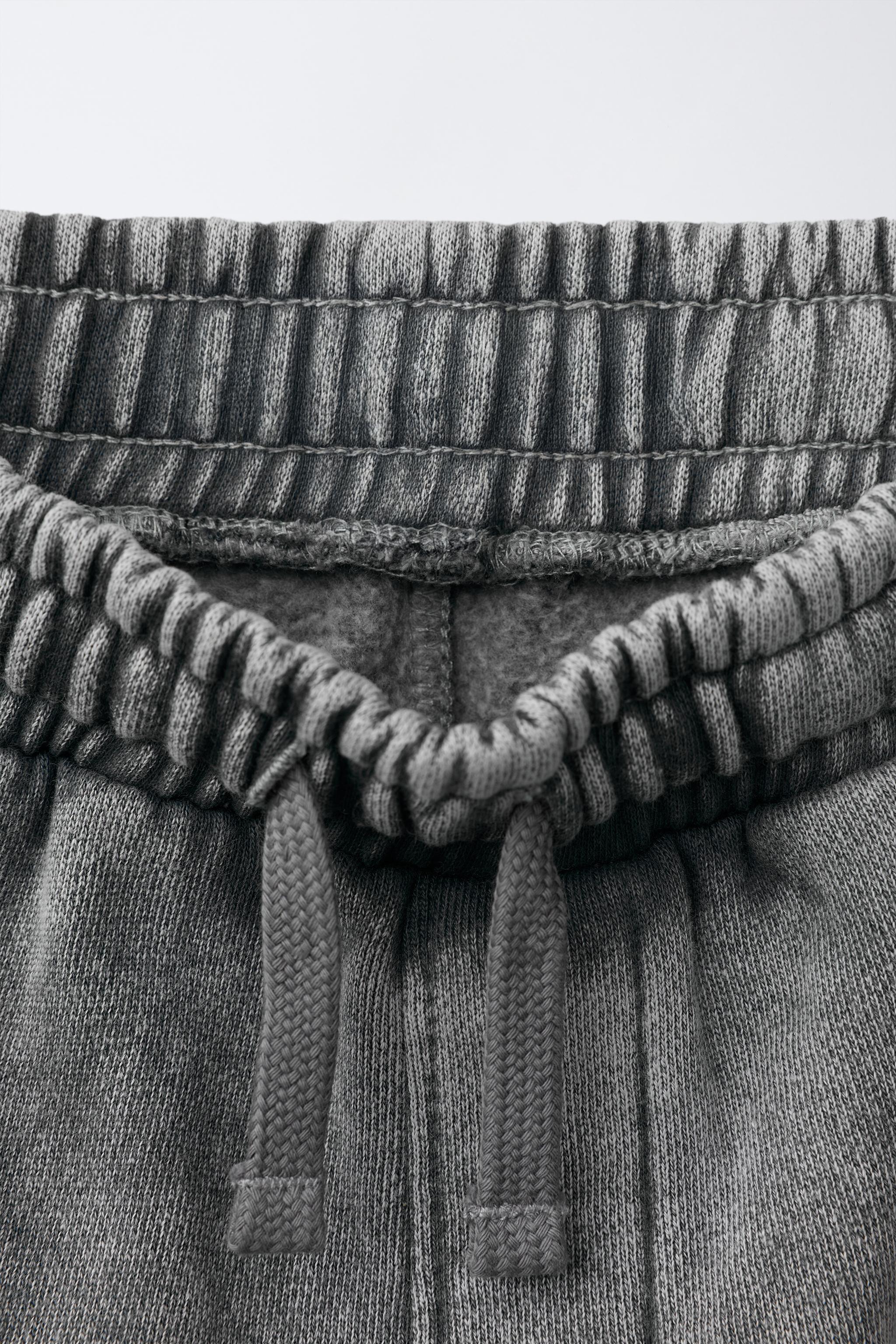 PANTALON LARGE EFFET DÉLAVÉ