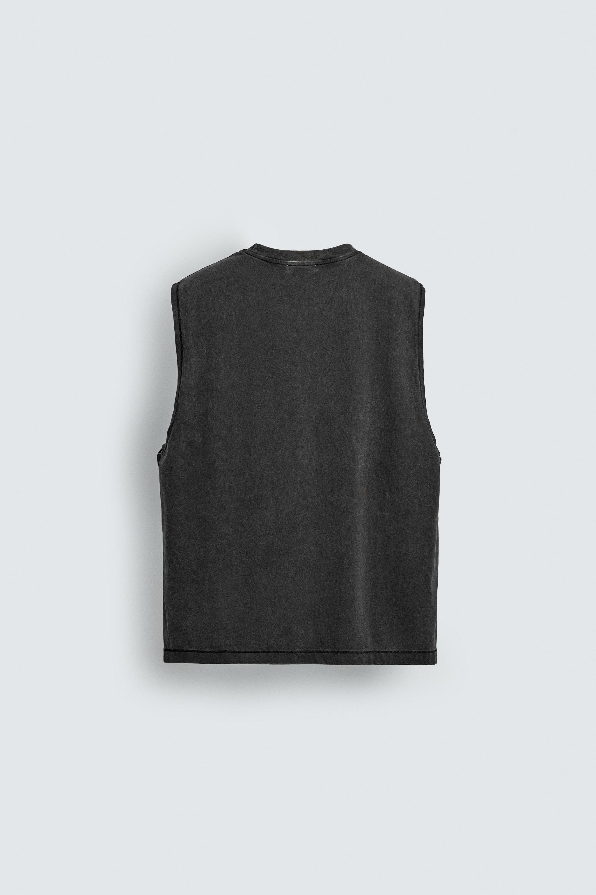 T-SHIRT TANK DÉLAVÉ
