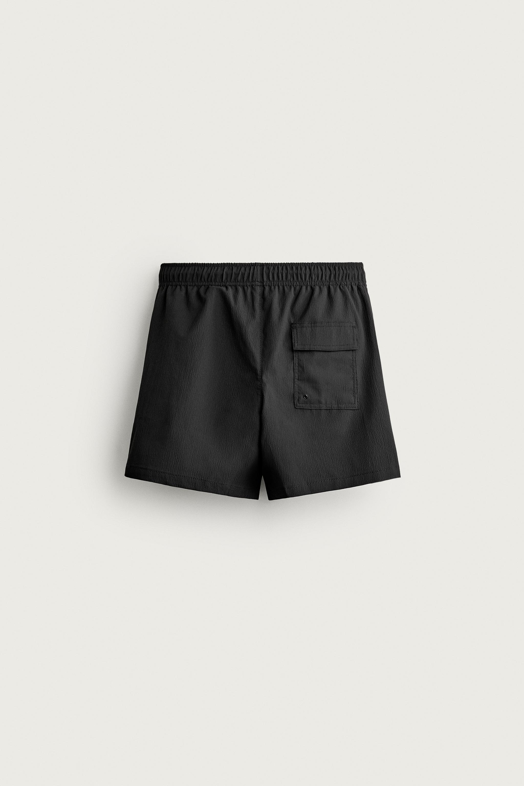 MAILLOT DE BAIN MI-LONG TEXTURE IRRÉGULIÈRE
