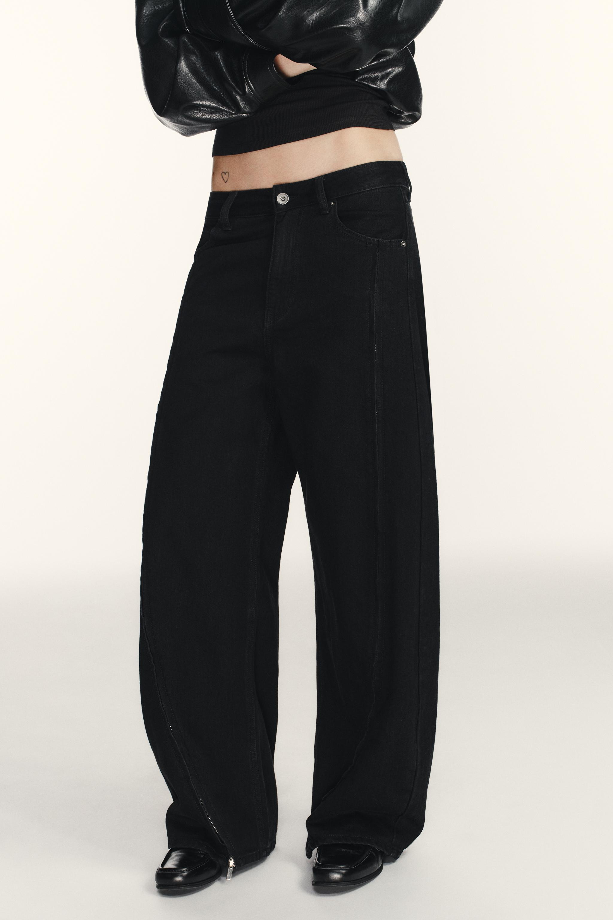 JEANS TRF BAGGY À ZIPS