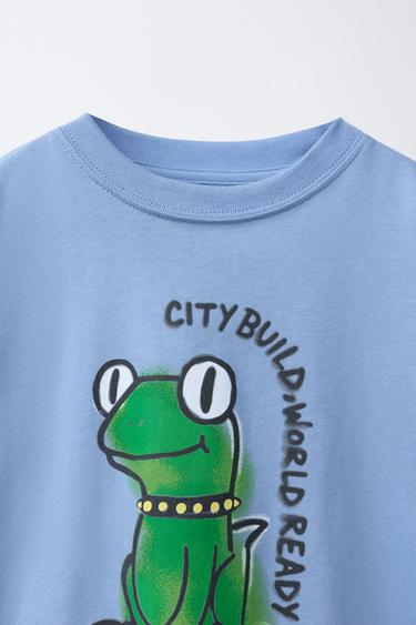 T-SHIRT IMPRIMÉ GRENOUILLE - 474 de Zara - Image 2
