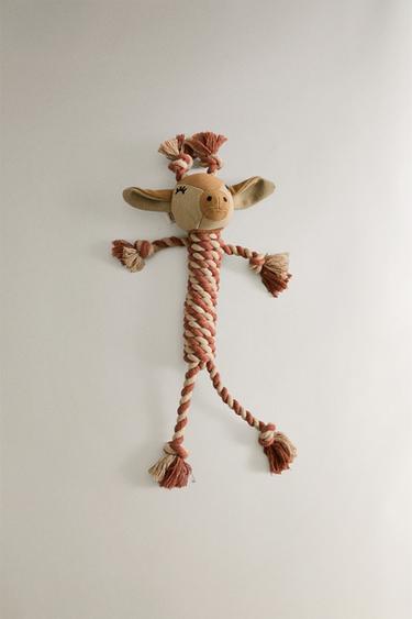 CORD GIRAFFE PET TOY - Beige by Zara - Image 0