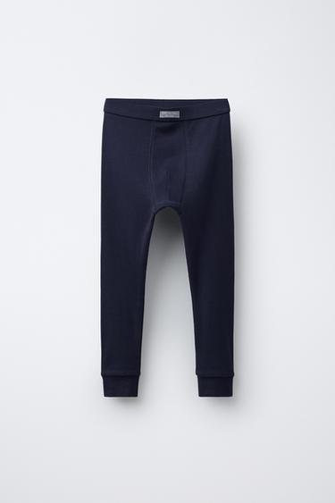 6-14 YEARS/ LONG UNDERPANTS WITH LABEL - Navy blue by Zara