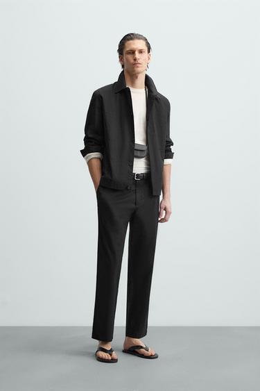 Zara POCKET OVERSHIRT - Black - Image 0