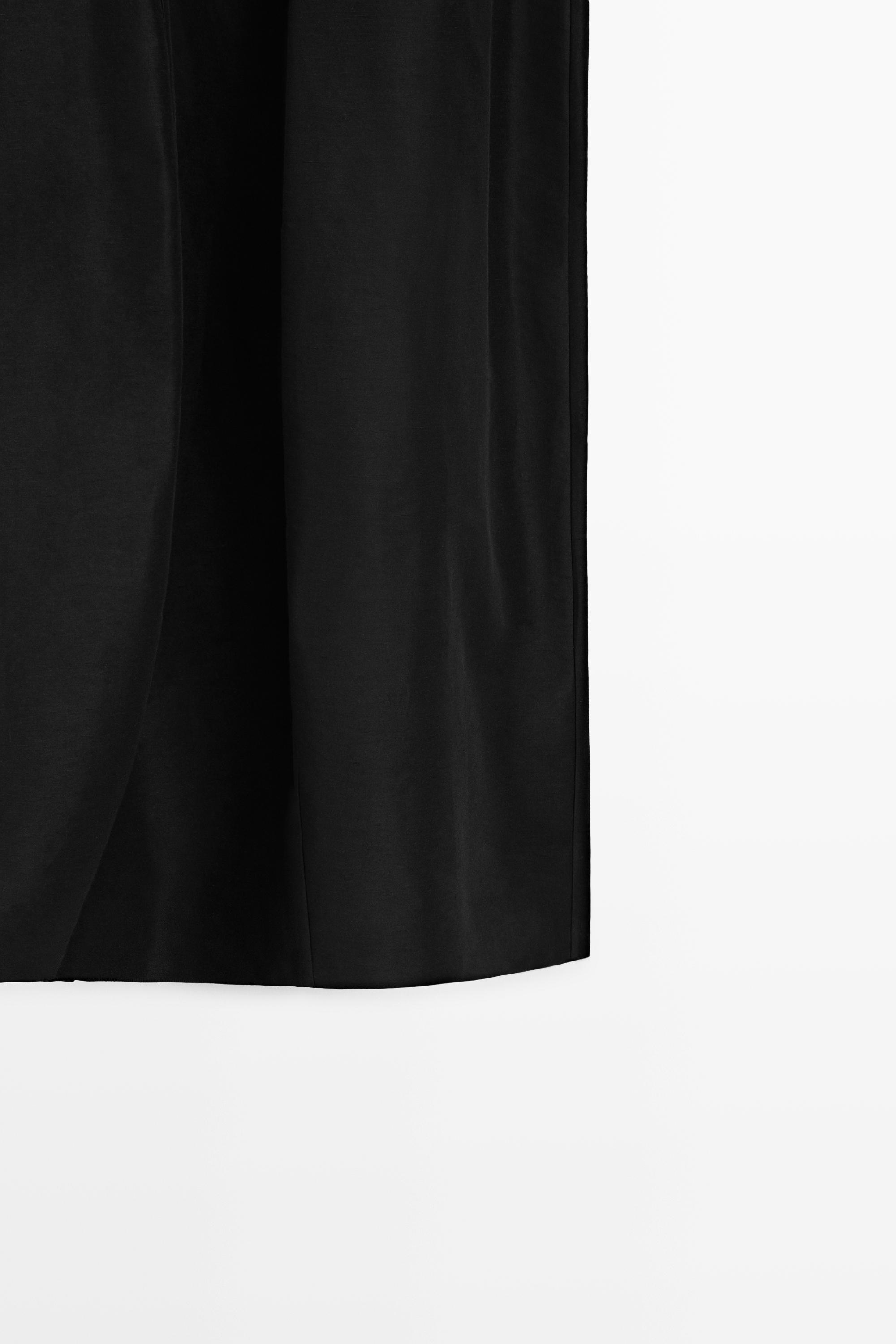Flowing Seamed Midi Skirt - STUDIO