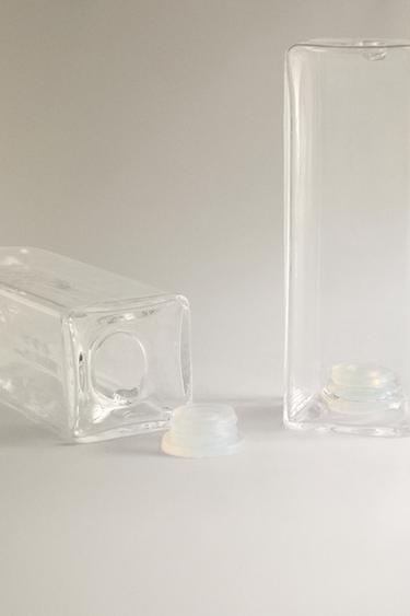 BOROSILICATE GLASS AND WOOD CRUET SET -  by Zara - Image 4