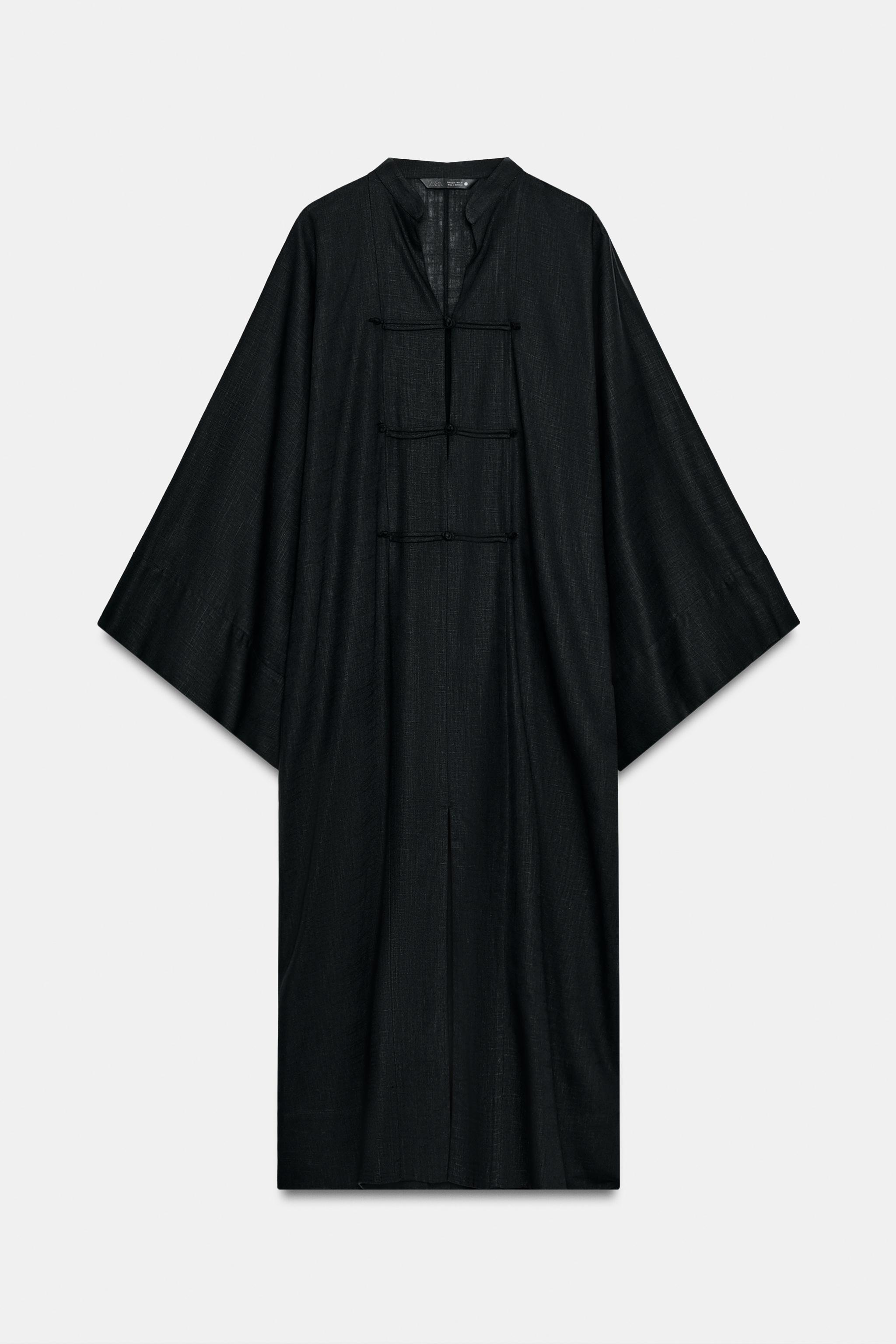 FROG BUTTON TUNIC DRESS ZW COLLECTION