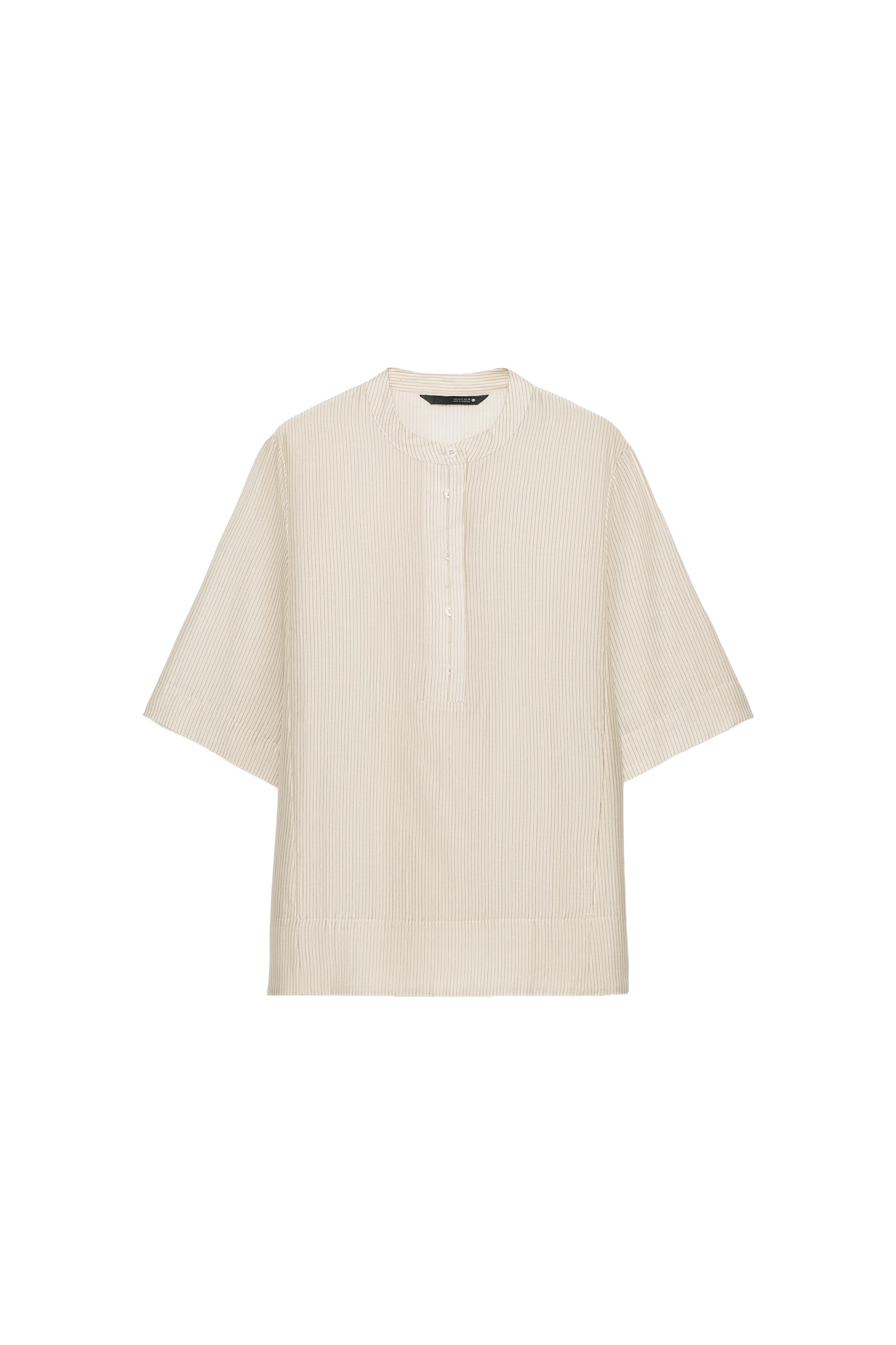 ZW COLLECTION FLOWING SHORT SLEEVE BLOUSE