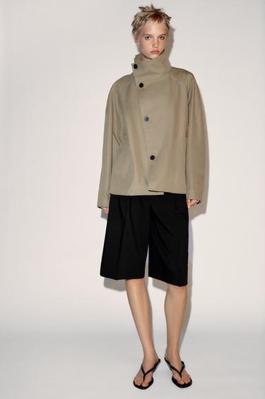 CAZADORA REVERSIBLE ZW COLLECTION - Beige claro de Zara - Imagen 0