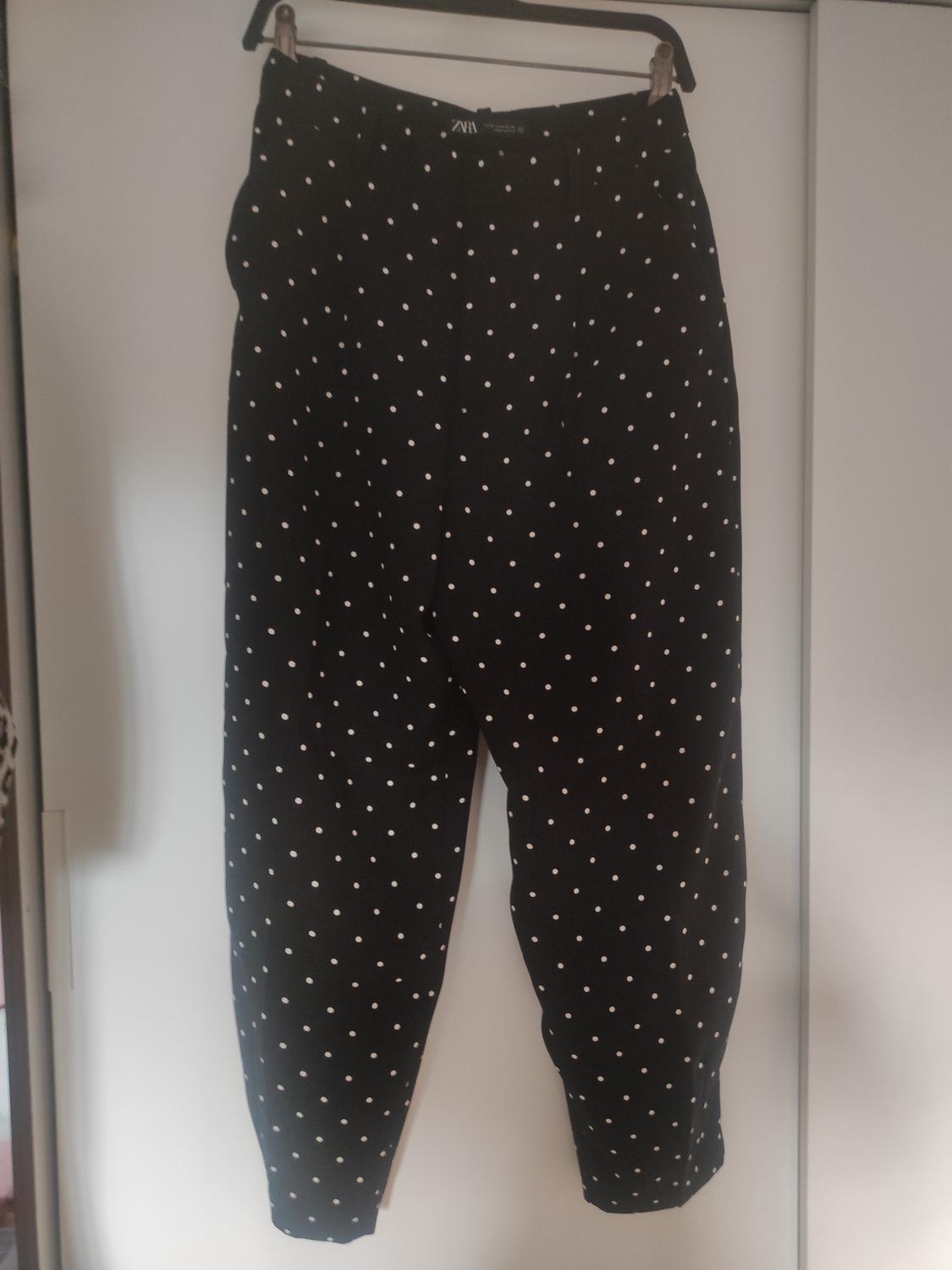 POLKA DOT SLOUCHY TROUSERS