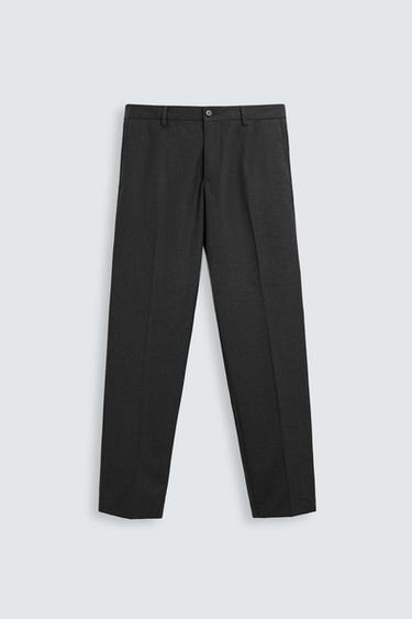PANTALÓN TRAJE CONFORT - Gris Antracita de Zara