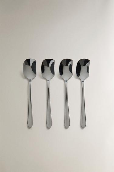 PACK OF STEEL ICE CREAM SPOONS - Steel by Zara - Image 0