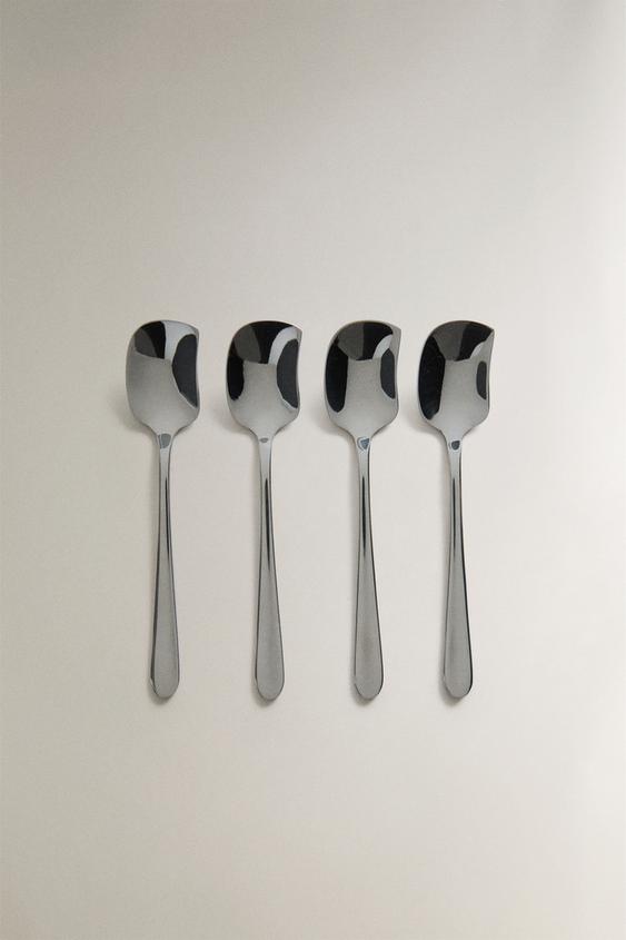 PACK OF STEEL ICE CREAM SPOONS - صلب الخاص بـ Zara - صورة 0