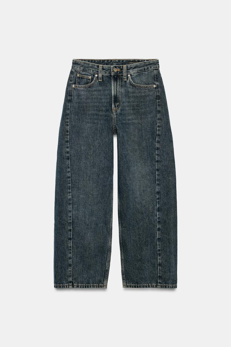 Jeans de tiro medio y corte relajado hasta el tobillo ZW Collection 5