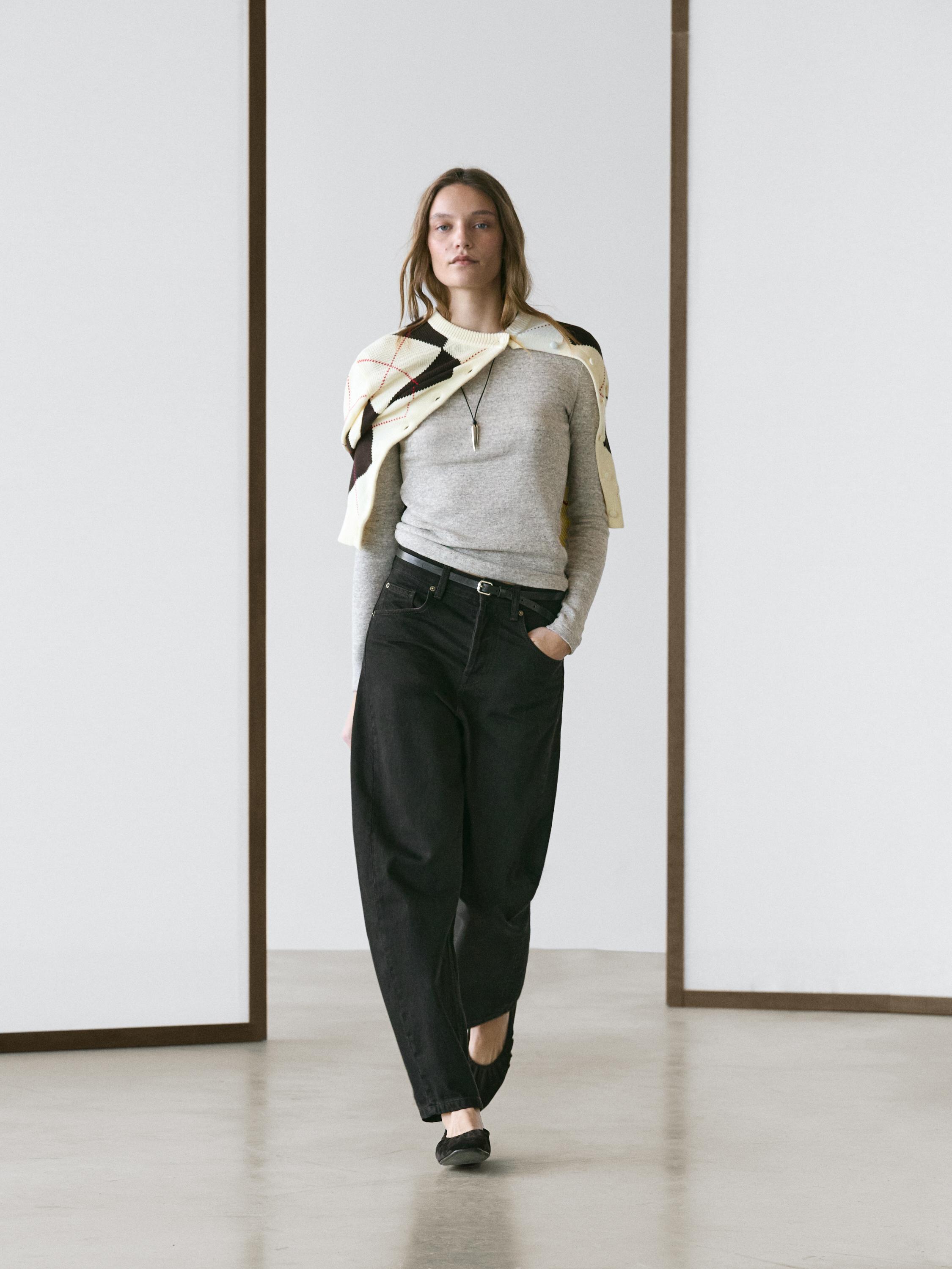 Jean balloon mid-rise