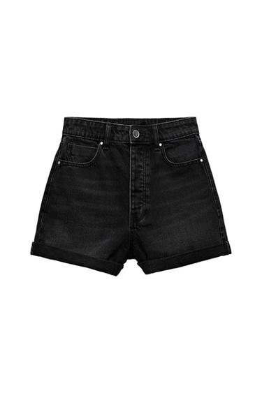MOM FIT DENIM SHORTS