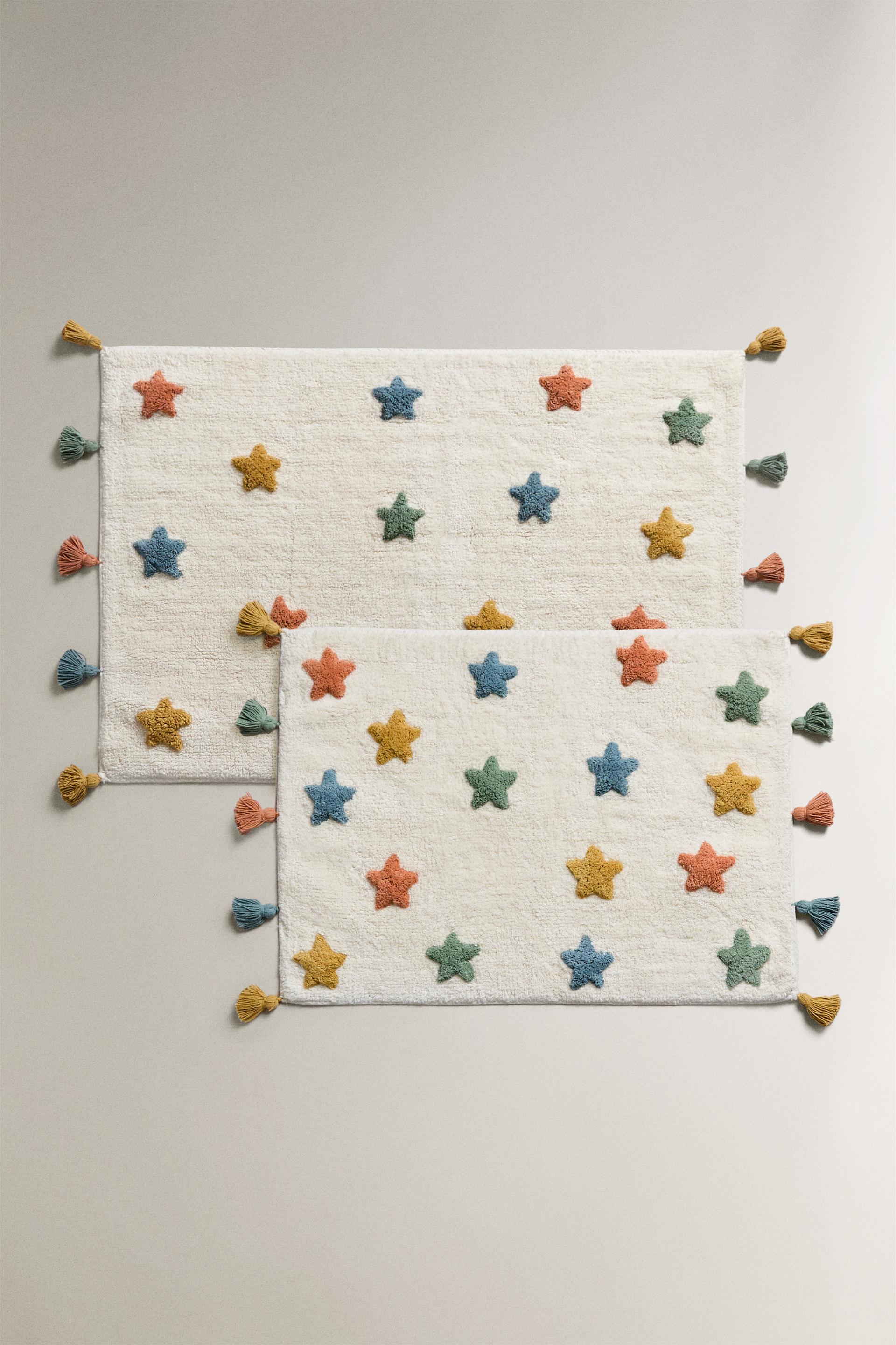 CHILDREN'S BATH MAT WITH STARS - Oyster-white | ZARA United States