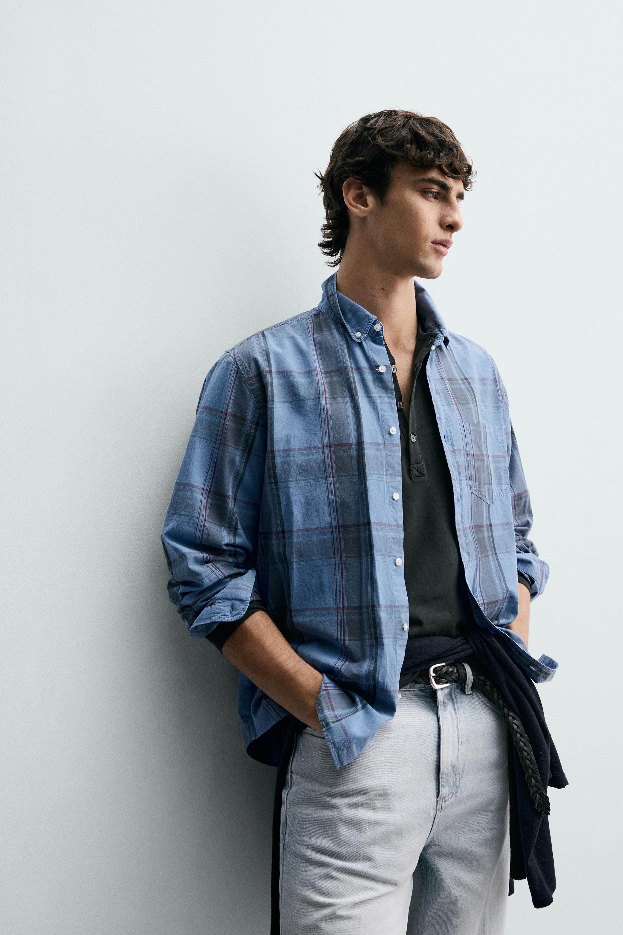 REGULAR FIT PLAID SHIRT