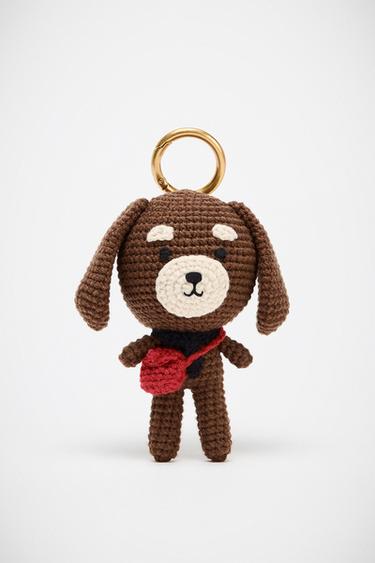 CHAVEIRO CHARM CACHORRINHO - Marrom da Zara