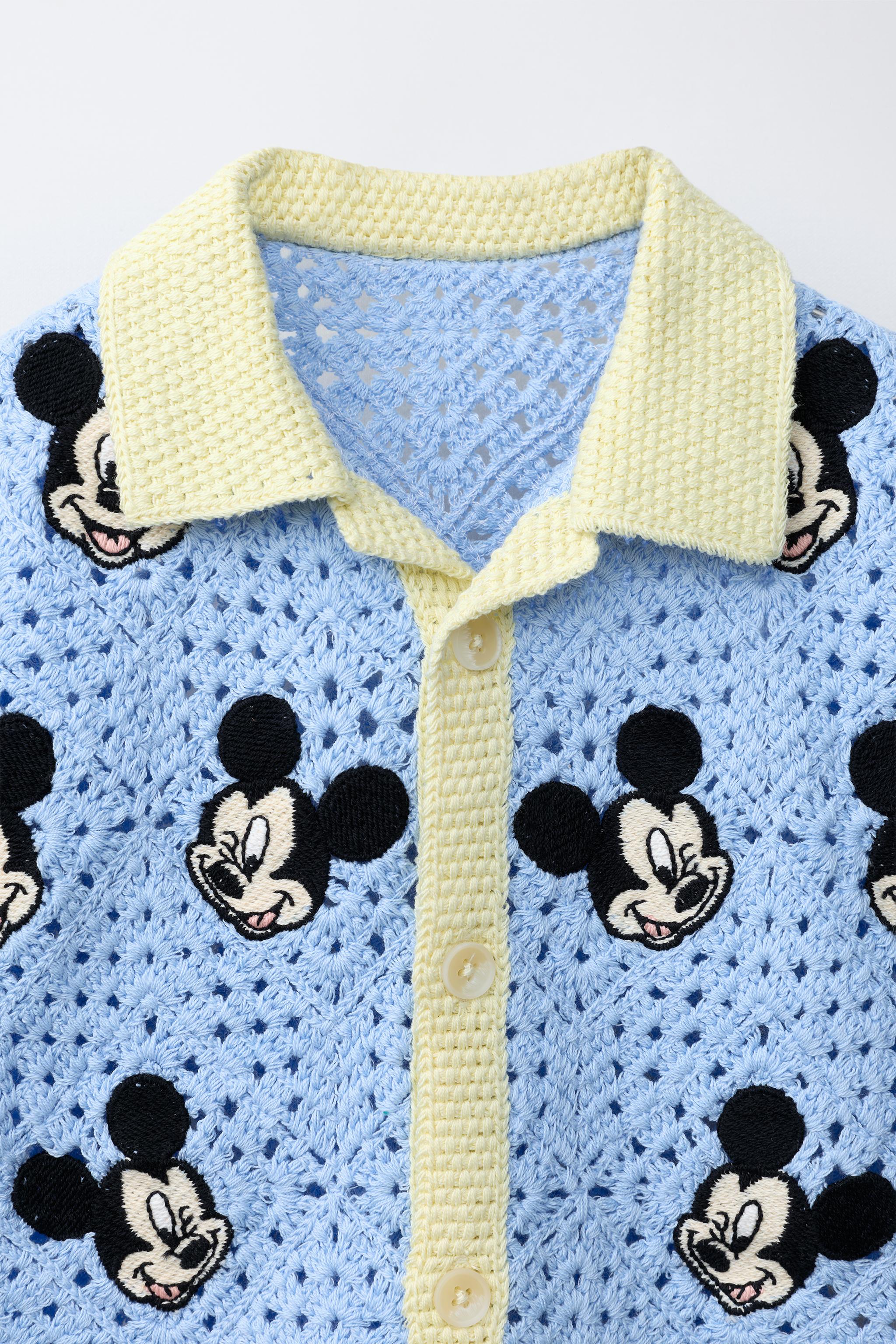 MICKEY MOUSE © DISNEY CROCHET KNIT SHIRT