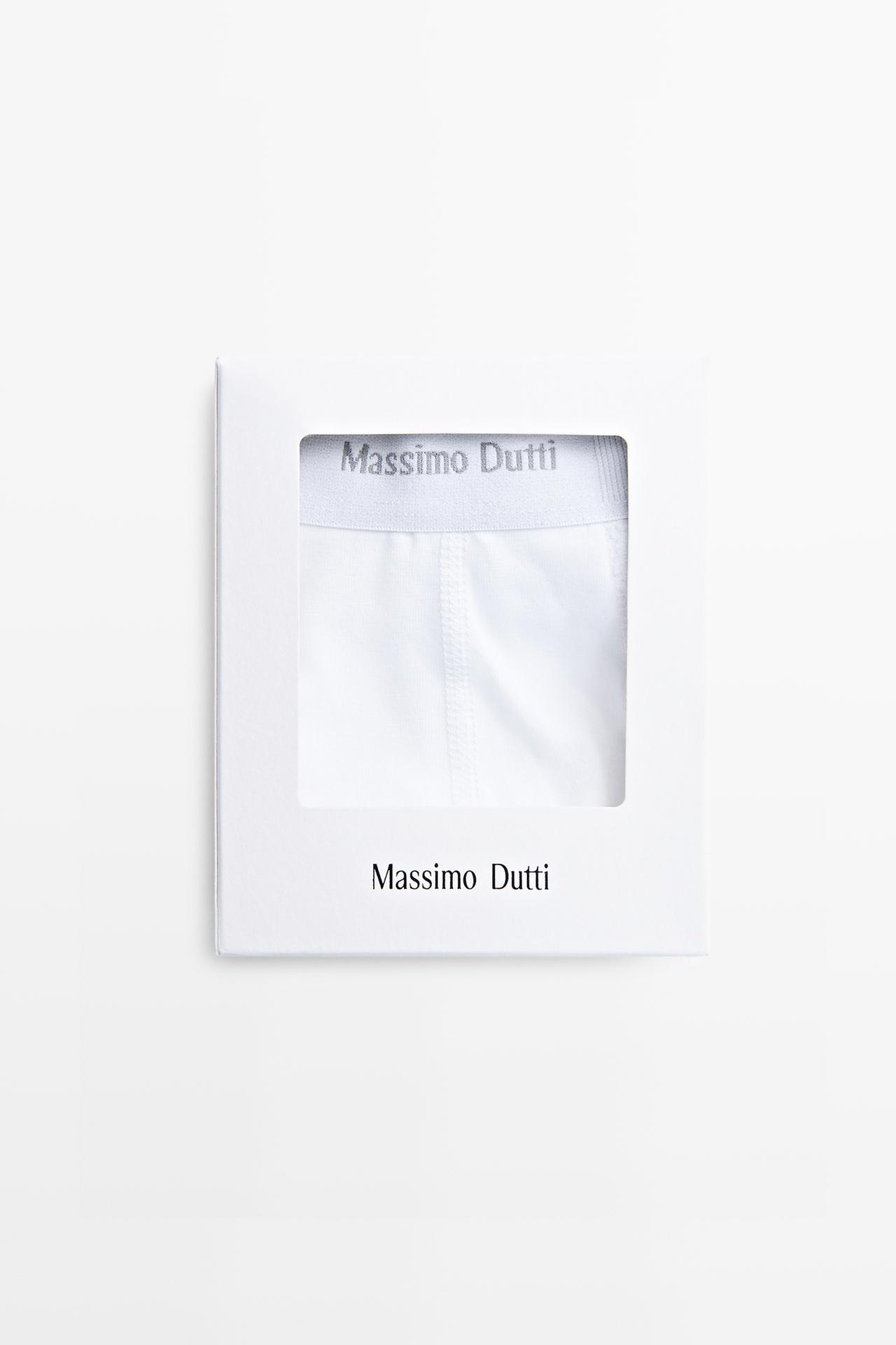 Boxers with logo waistband — White