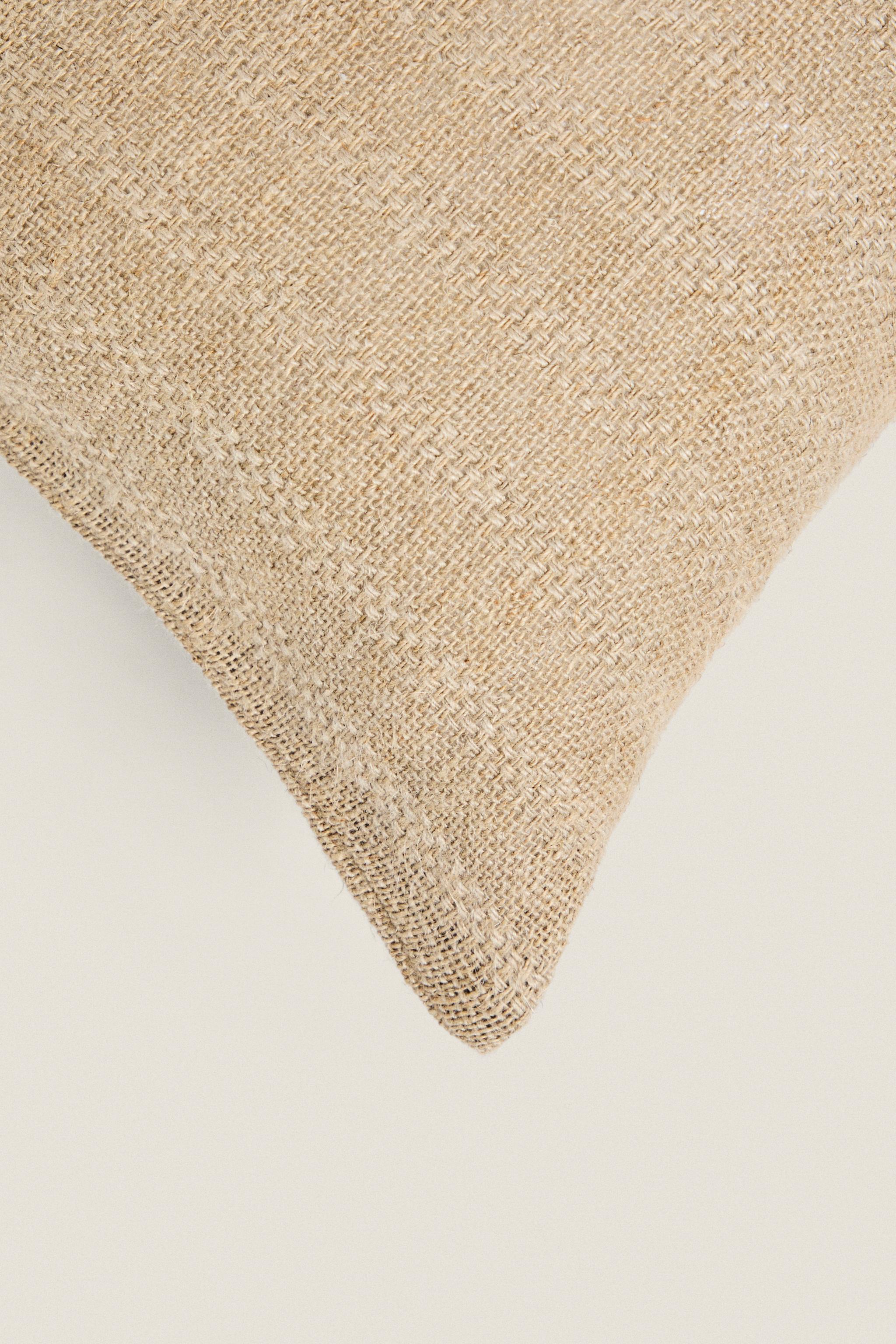 Faye textured shop linen pillow cover