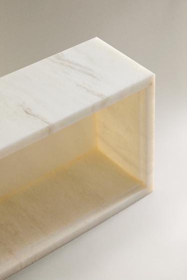 MARBLE TISSUE BOX - White by Zara - Image 4