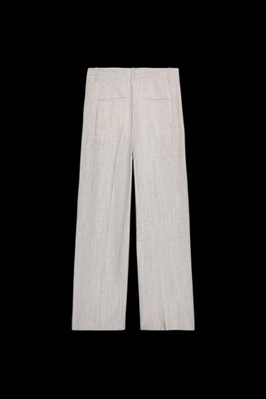 PANTALÓN MINIMAL ZW COLLECTION - Gris claro de Zara