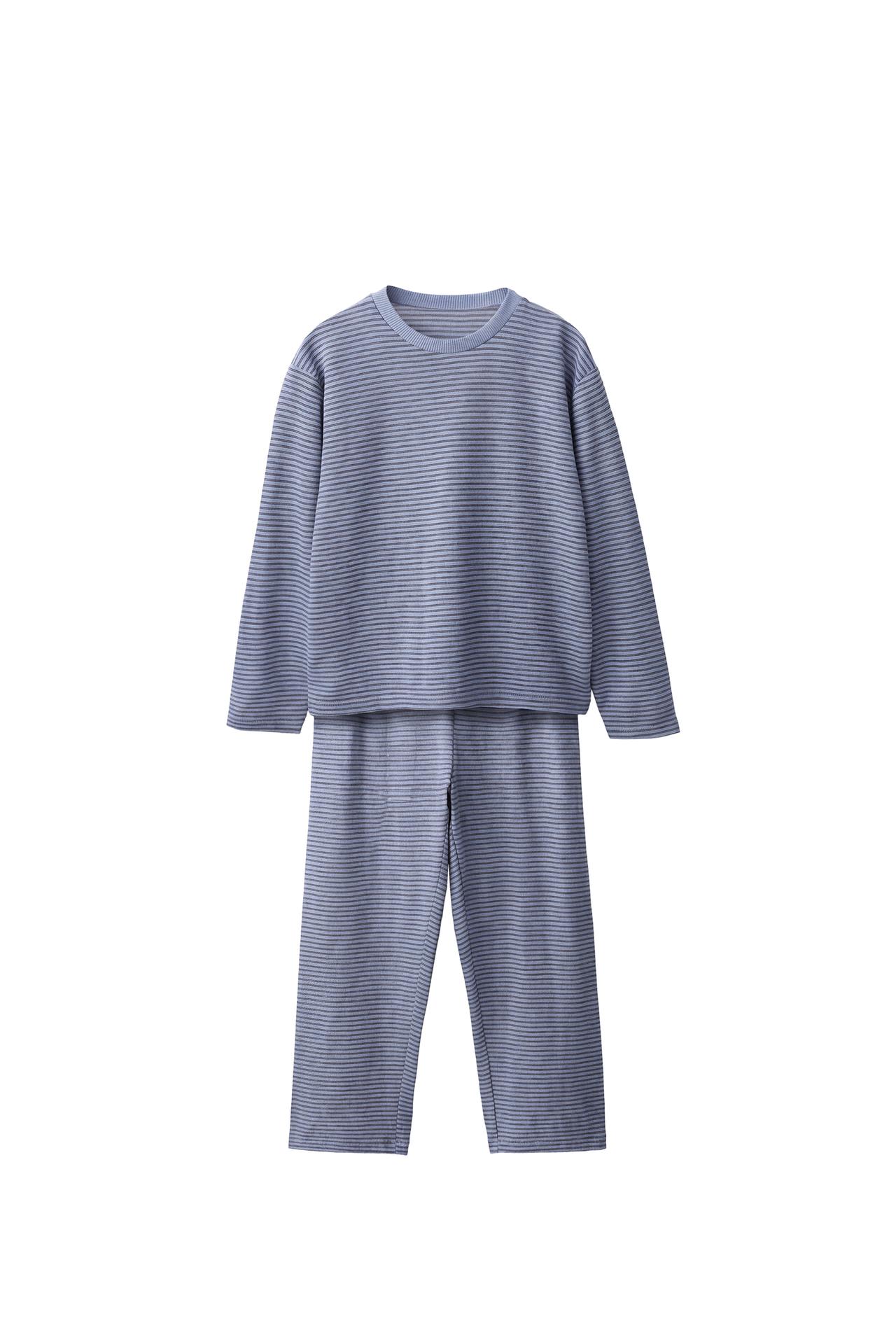 1 1/2-6 YEARS/ WARM STRIPED PYJAMAS