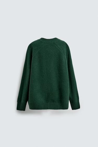 CARDIGAN LAINE GOOFY HARRY LAMBERT FOR ZARA X DISNEY - Vert foncé de Zara - Image 1