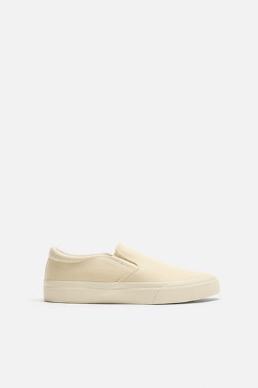 Zara LACELESS SHOES - Ecru