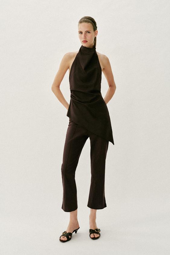 MINI FLARE LINEN PANTS from Zara - $49.90