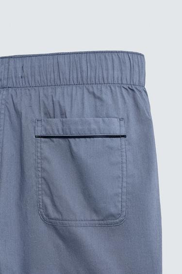 ENSEMBLE PYJAMA SHORT AARON LEVINE X ZARA - Bleu ciel de Zara - Image 14