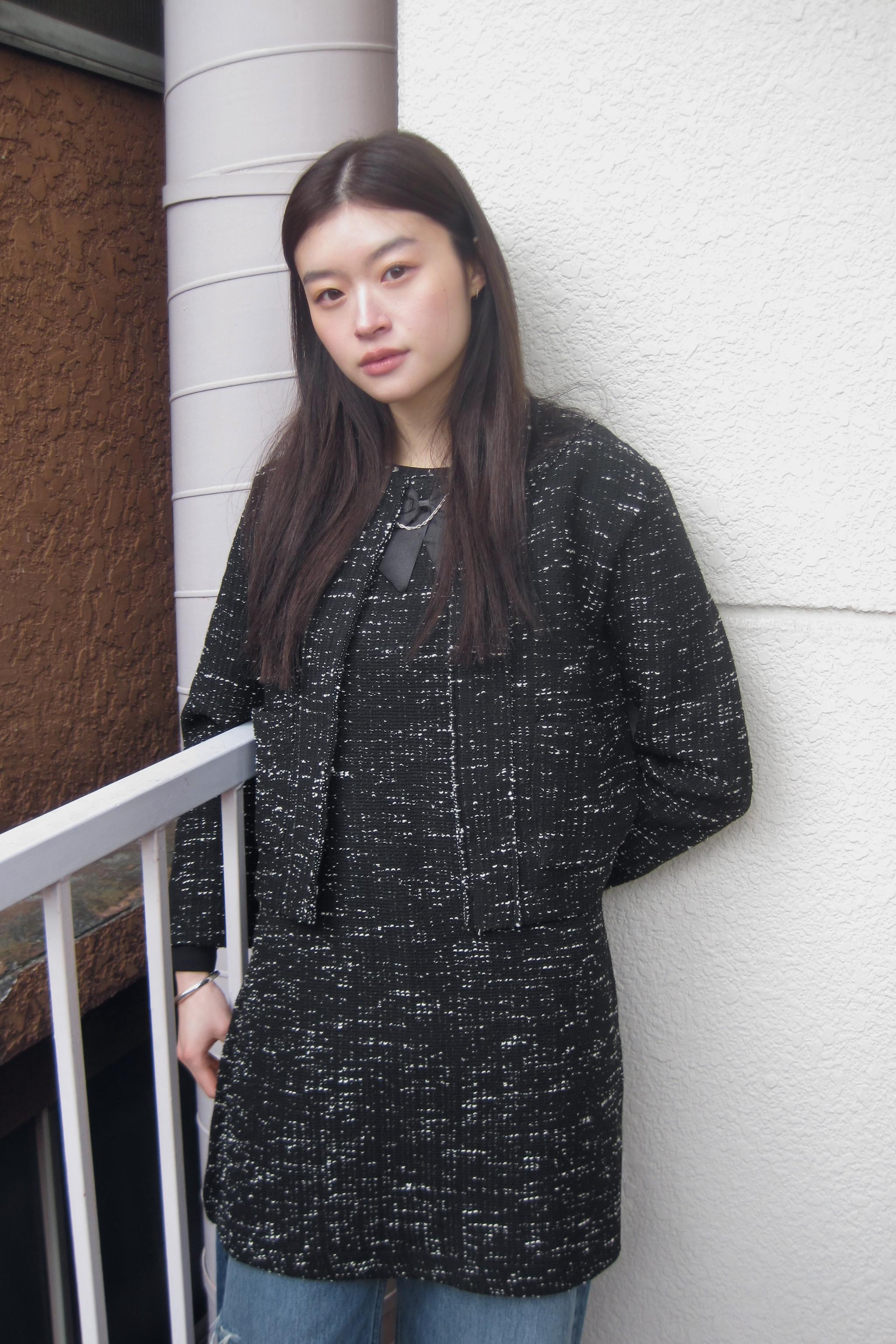 リボン付きショート丈ワンピース - ブラック | ZARA Japan / 日本