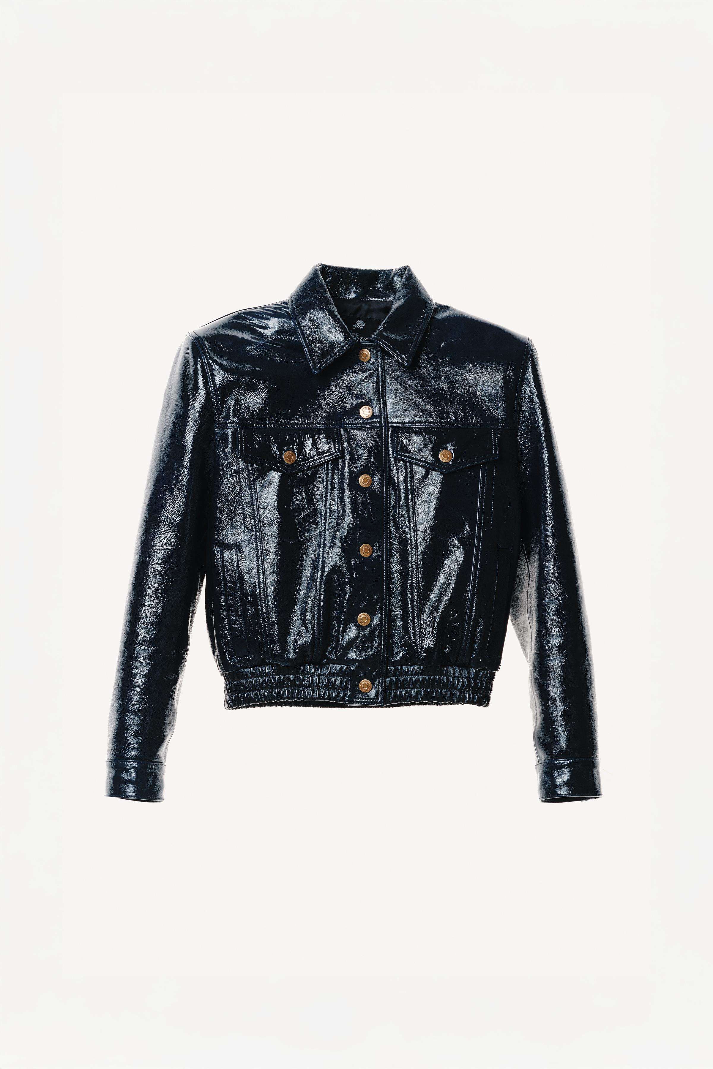 LEATHER SHOULDER PAD JACKET WILLY CHAVARRIA X ZARA