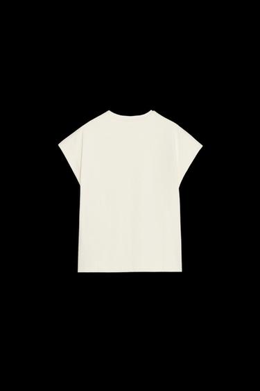 RUSTIC T-SHIRT - Ecru by Zara