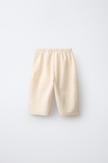BALLOON TWILL PANTS — Ecru 2