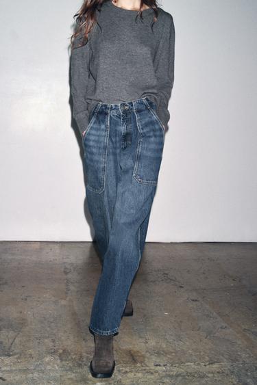 JEAN ZW COLLECTION BALLOON - Bleu de Zara - Image 3
