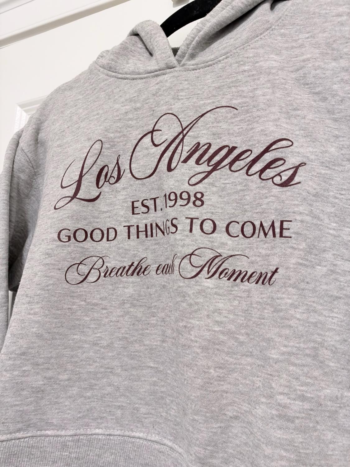 VARSITY DOUBLE HEM HOODED SWEATSHIRT - Image 2
