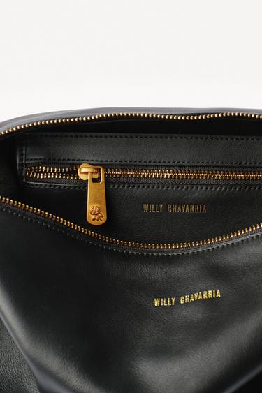 ENVELOPPE EN CUIR WILLY CHAVARRIA X ZARA - Noir de Zara - Image 2