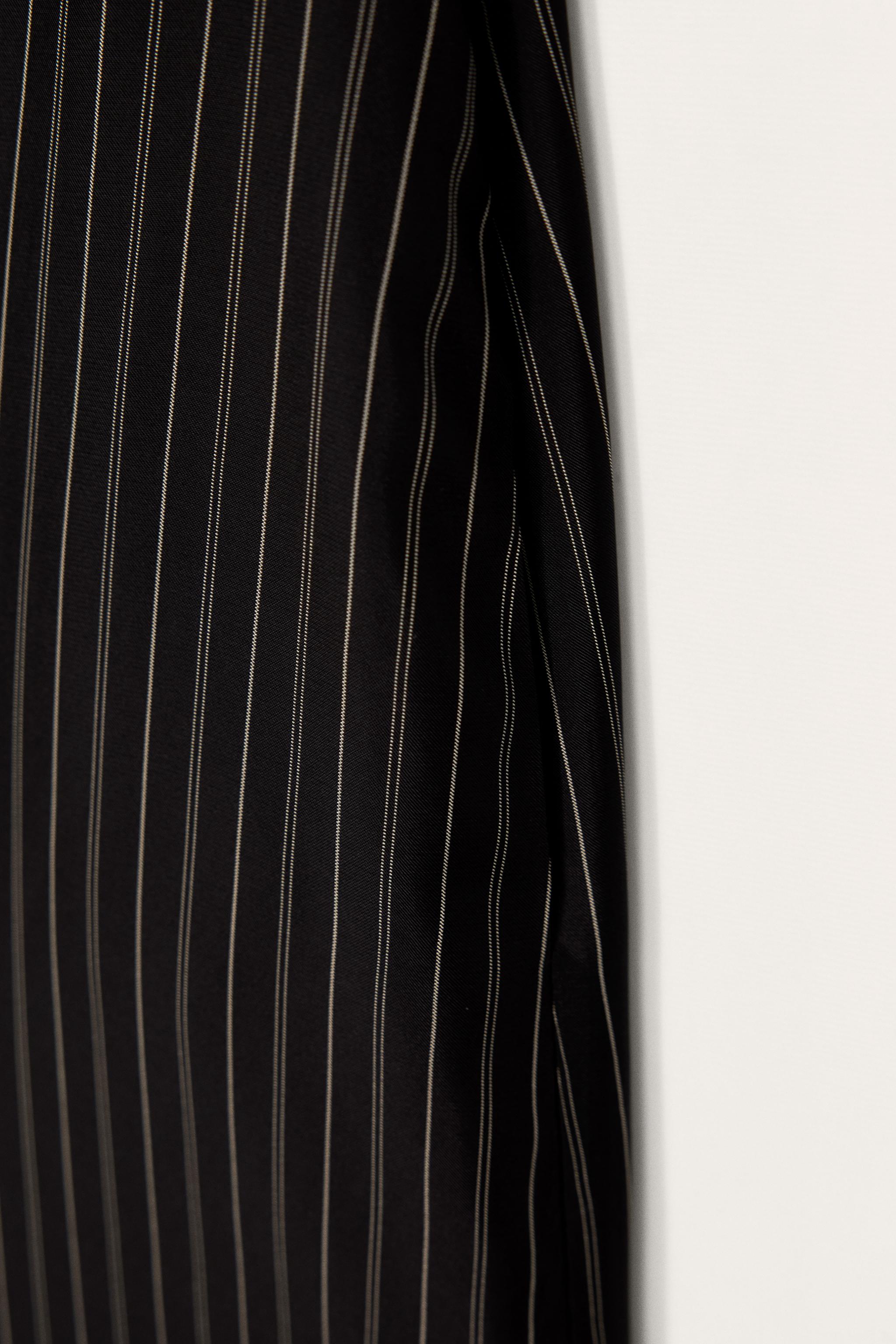 ZARA LIMITED EDITION ストライプ柄ロングワンピース 3777/005 LIMITED EDITION ストライプ柄ロングワンピース - ホワイト