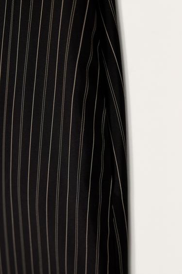 ROBE LONGUE À RAYURES LIMITED EDITION - Blanc / Noir de Zara - Image 6