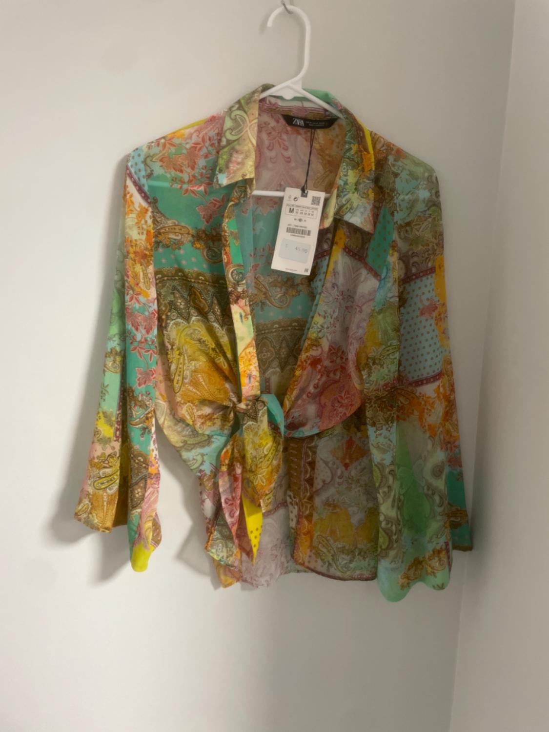 CAMISA FLUIDA PATCHWORK