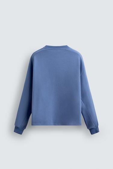SWEAT RELAXED FIT - Bleu roi de Zara - Image 7