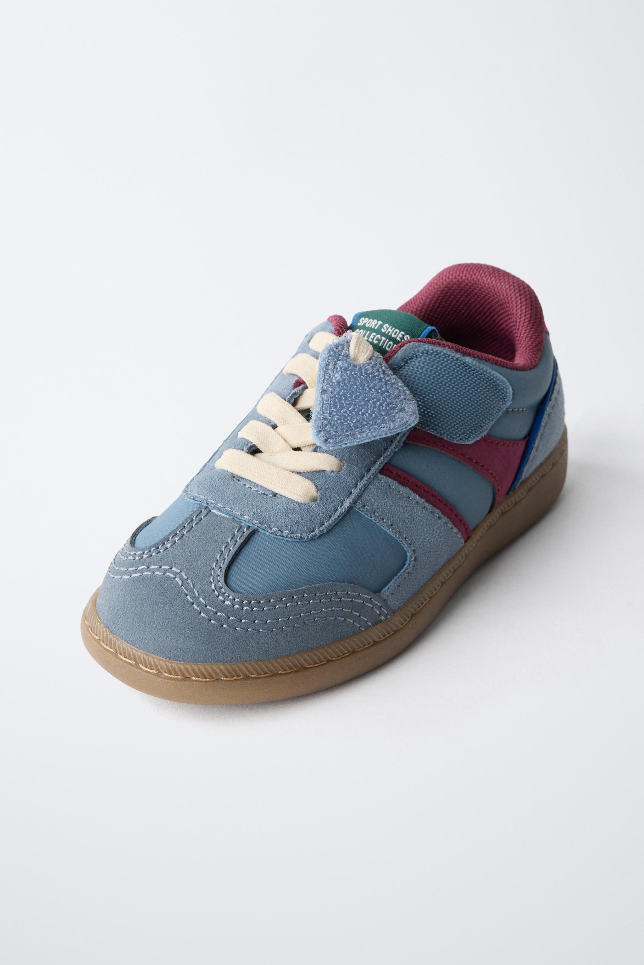 CONTRAST PANEL SNEAKERS