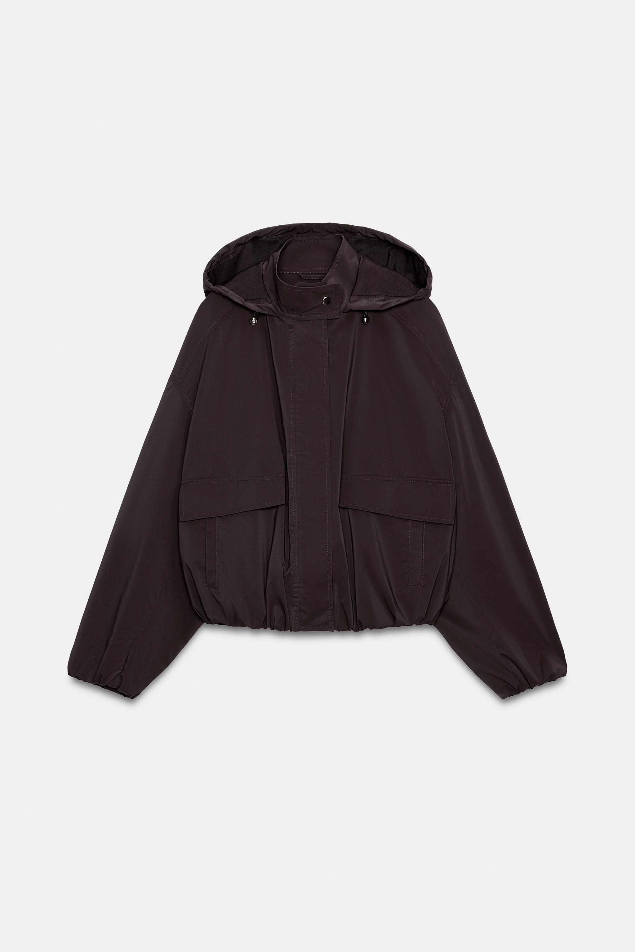 RUBBERIZED HOODIE JACKET